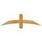 Ekena Millwork Bellingham Rough Sawn Timber Gable Bracket, Western Red Cedar, 48"W x 14"H x 2"D x 4"F, 7/12 Pitch GBW048X14X0204BEL00RWR - alternate 1